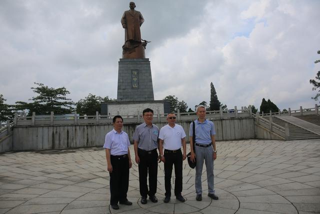 台湾中华民族抗日战争纪念协会到广西钦州考察
